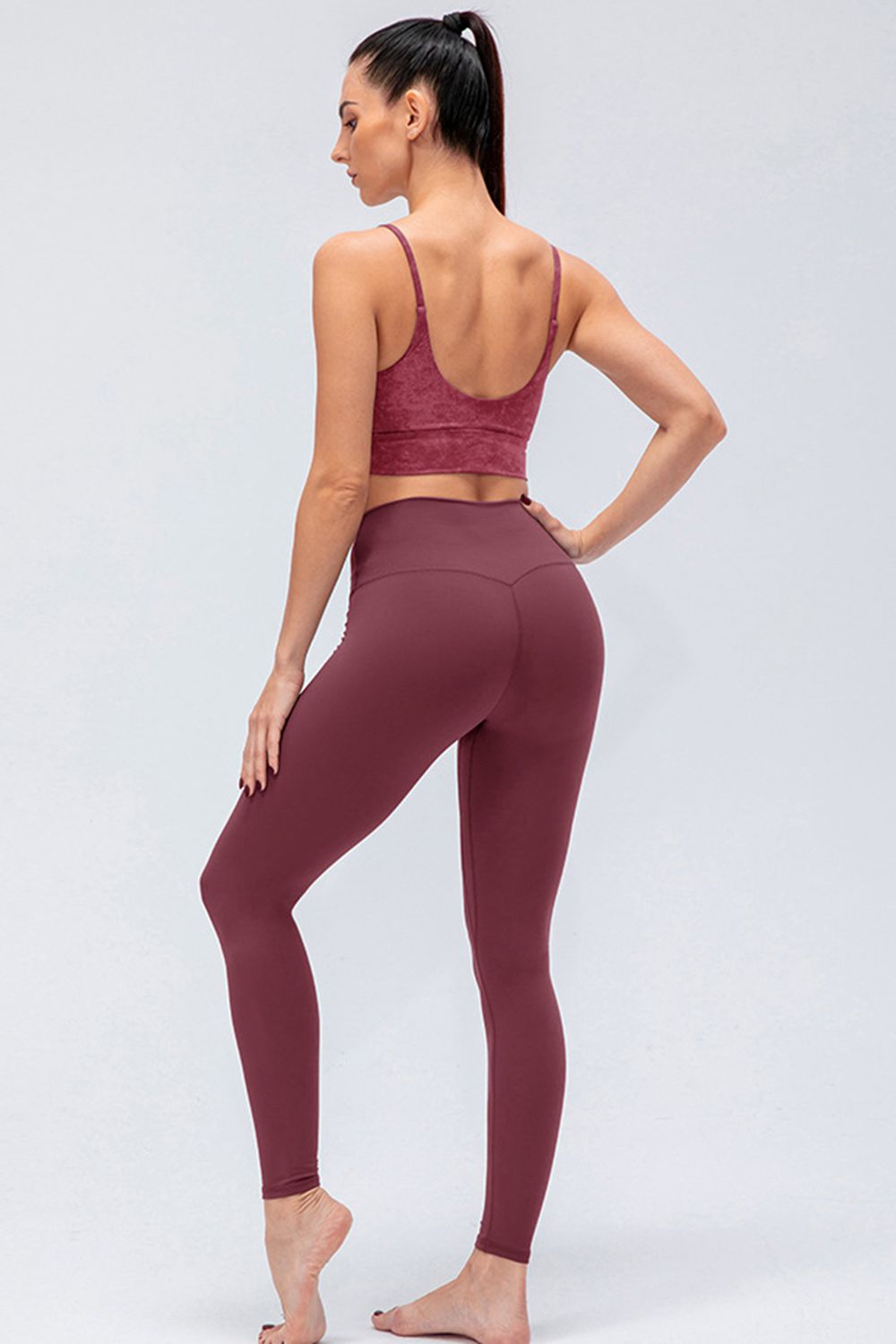 Wide Waistband Slim Fit Active Leggings (12)