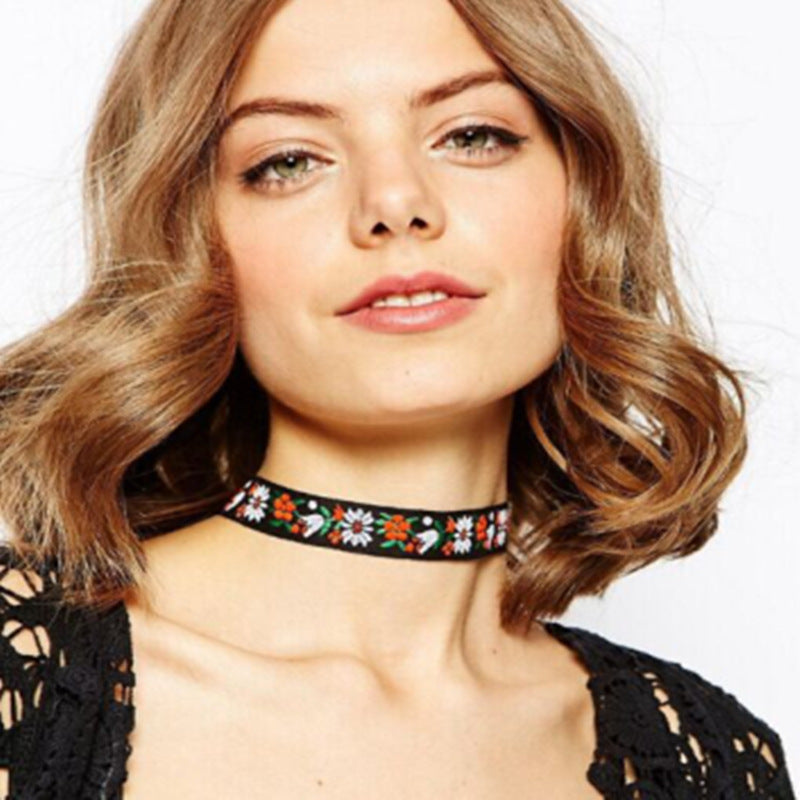 Korean Popular Street Cotton Collar Necklace photo 1
