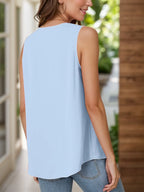 Full Size Ruched V-neck Tank (32)