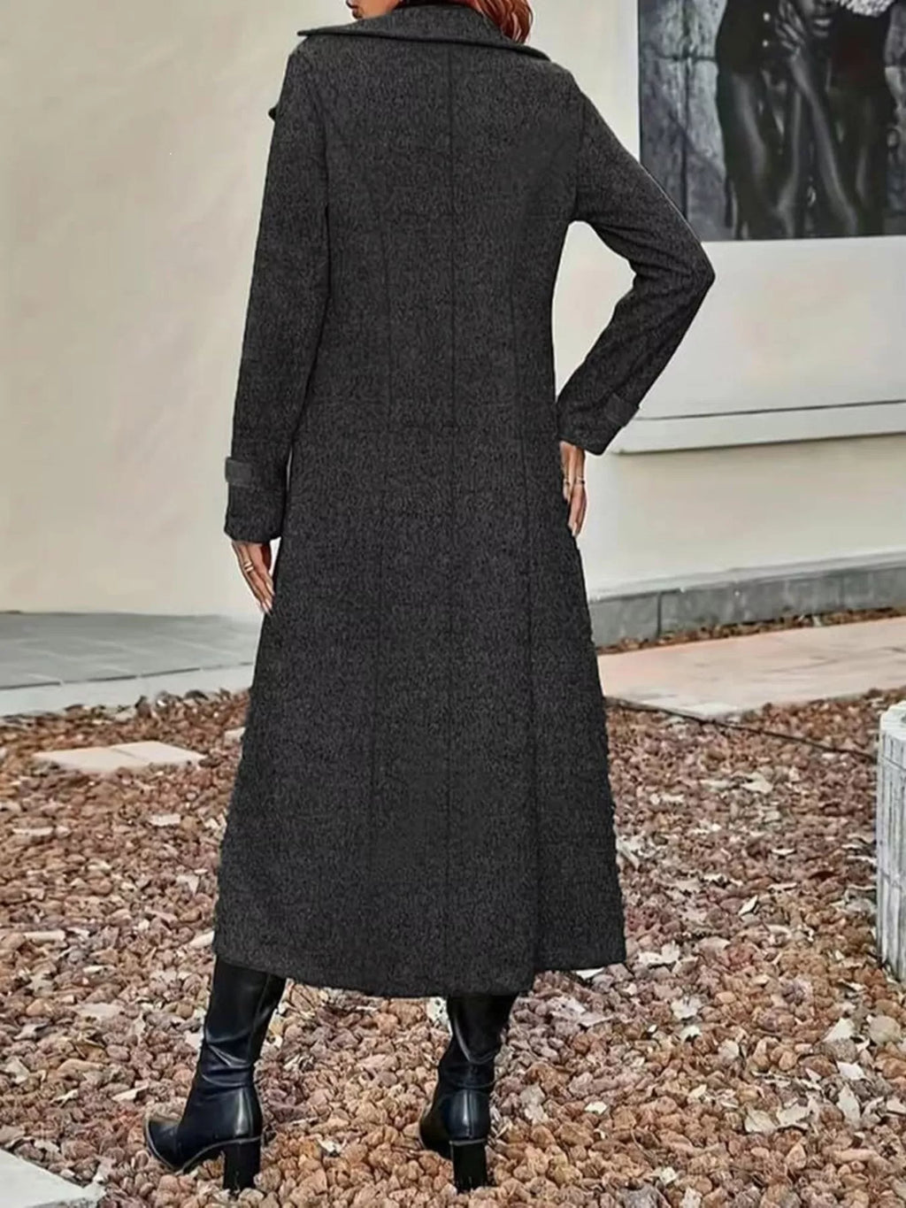 Full Size Double-breasted Longline Trench Coat Plus (16)