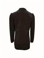 Texture Knit Double-breasted Blazer (15)