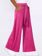 Tied Wide Leg Pants Pockets (12)