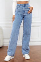 High Waist Straight Jeans (6)