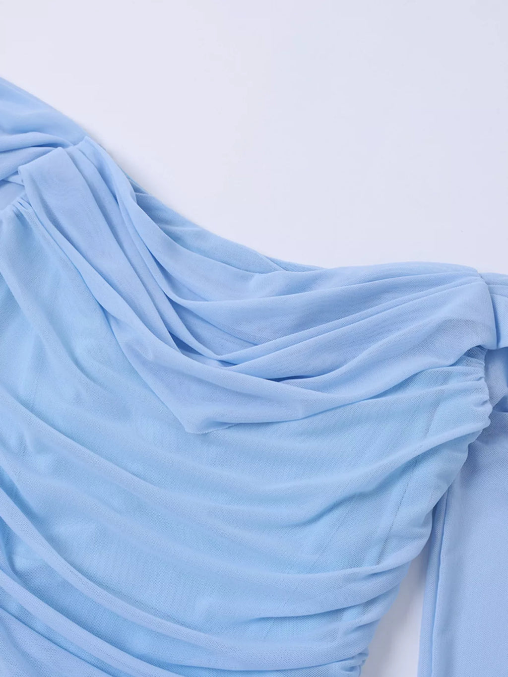 Off-shoulder Ruched Mermaid Maxi Dress (13)