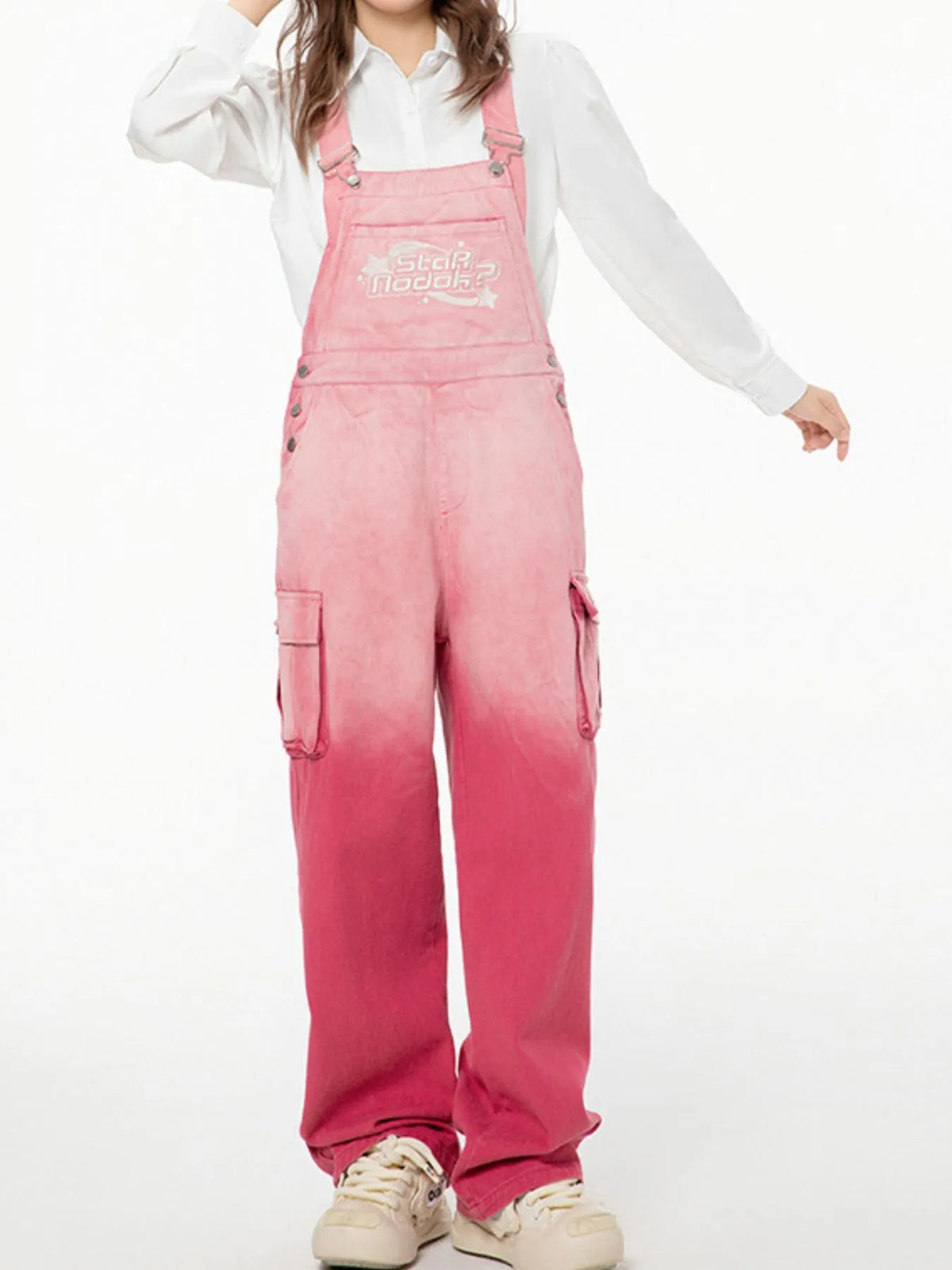 Gradient Wide Leg Overalls (9)