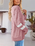 V-neck Raglan Sleeve T-shirt (3)