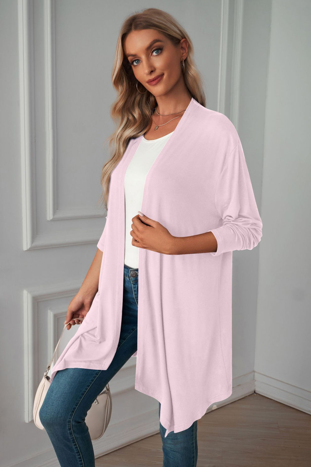 Open Front Long Sleeve Cardigan (11)