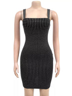 Rhinestone Embellished Bodycon Mini Dress (3)