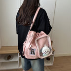 Drawstring Large-capacity Shoulder Bag photo 2