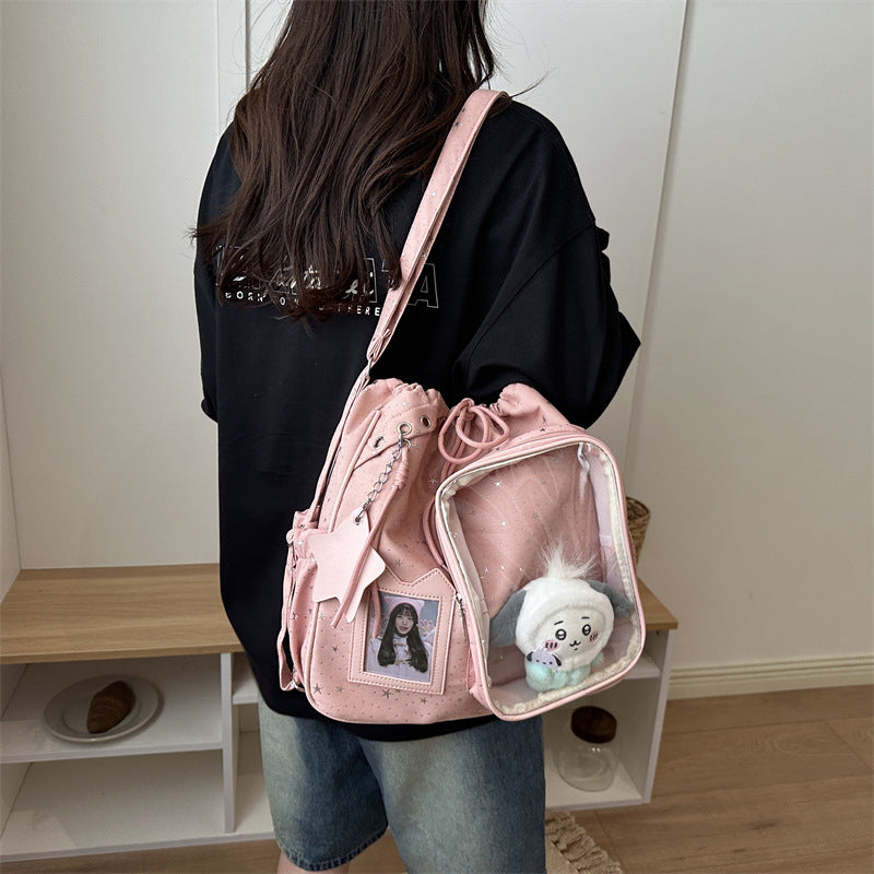 Drawstring Large-capacity Shoulder Bag photo 2