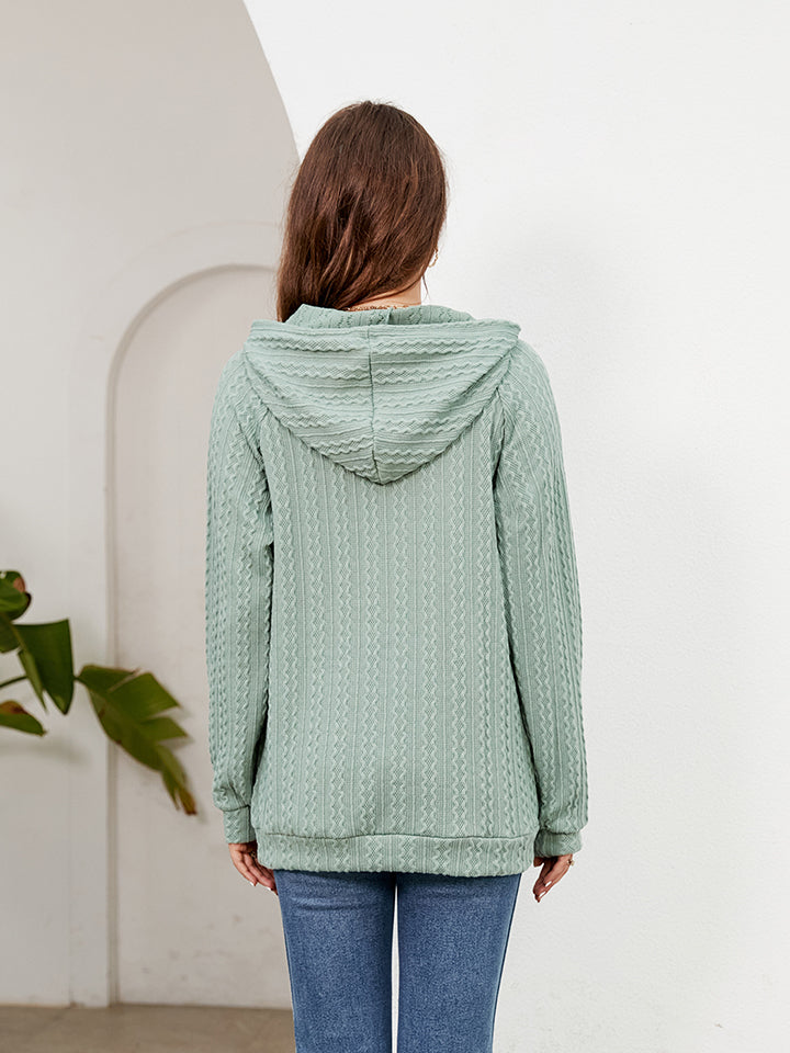 Raglan Sleeve Front Pocket Hoodie (20)