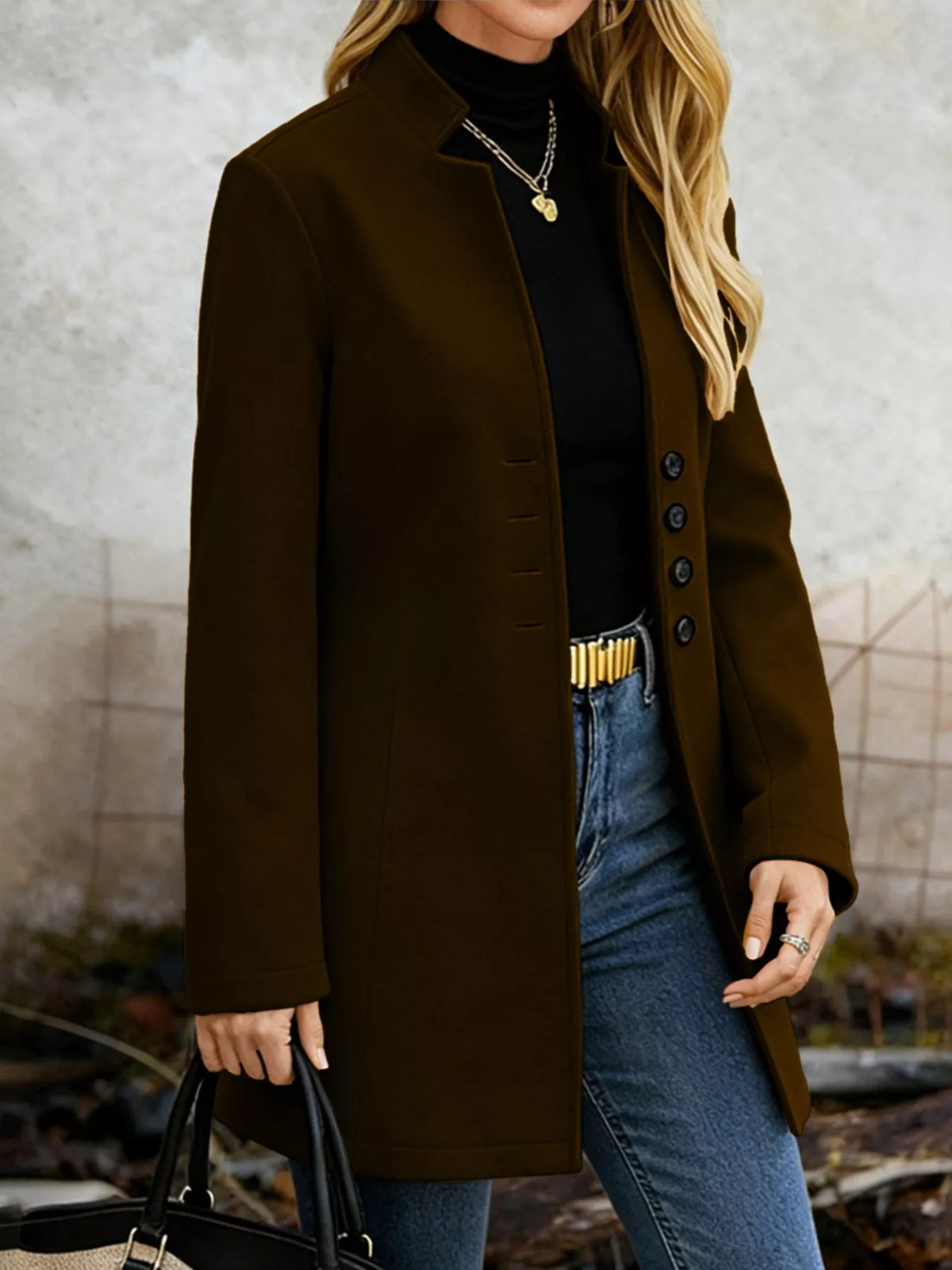 Button-down Longline Outerwear (21)
