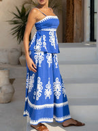 Printed Cami Wide Leg Pants Set (7)