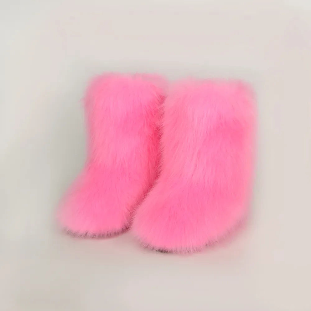 Thermal Fuzzy Platform Boots (8)