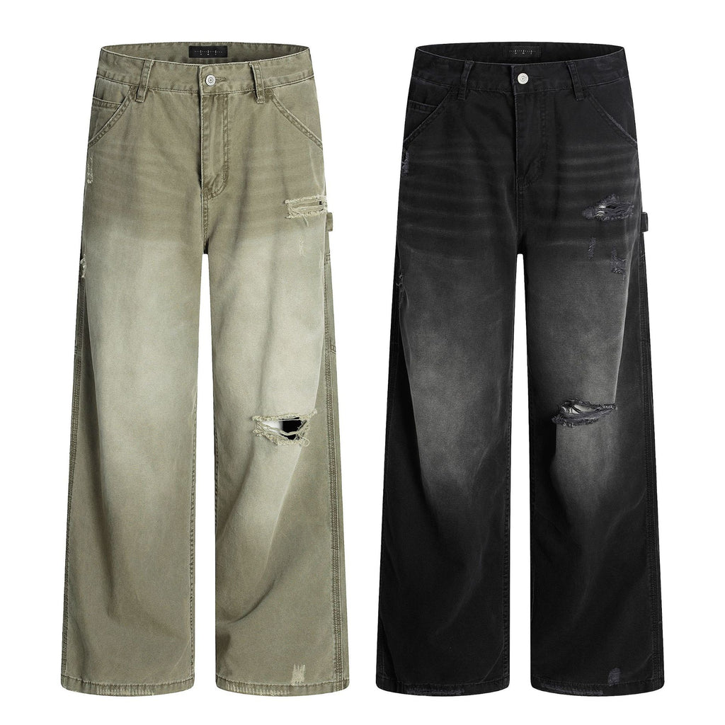 American Retro Tattered Jeans photo 1