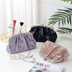 Floral Diamond Sequin Party Crossbody Tote Bag photo 1