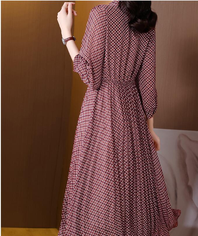 Polyester Chiffon Floral Dress photo 4