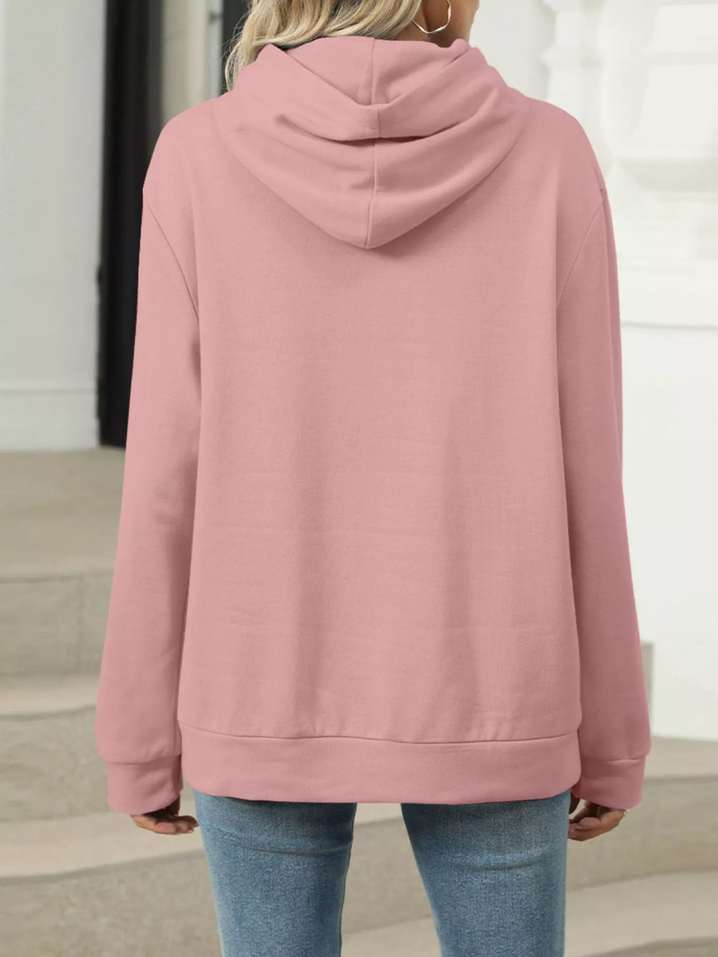 Kangaroo Pocket Long Sleeve Hoodie (19)