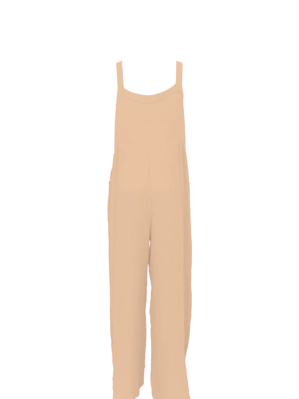 Full Size Casual Wide Leg Textured Overalls Plus (27)