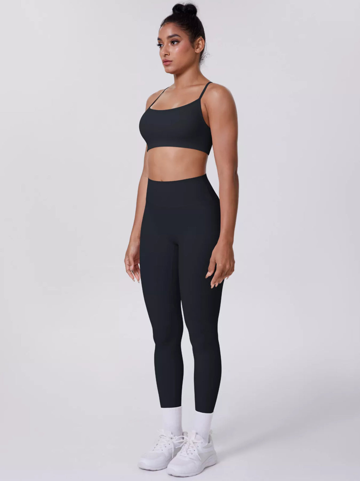 Criss-cross Back Cami Leggings Active Set (9)