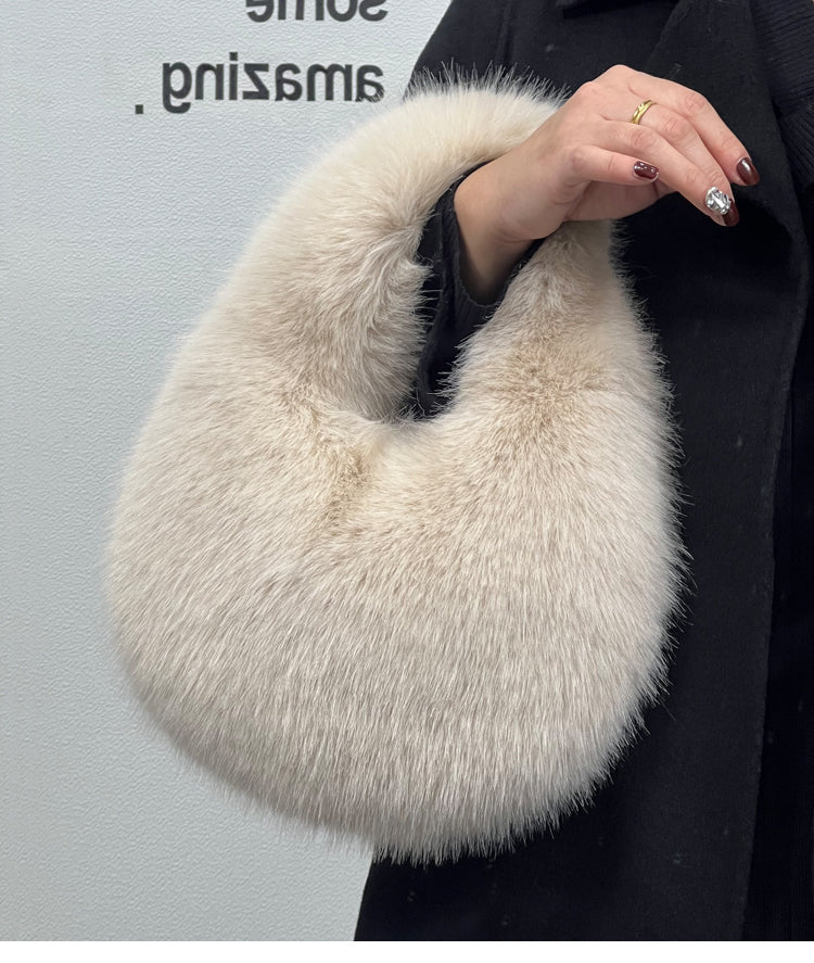 Portable Fur Bag Fall Winter Popular photo 17