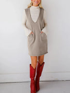 Sleeveless Knit Dress Pockets (21)
