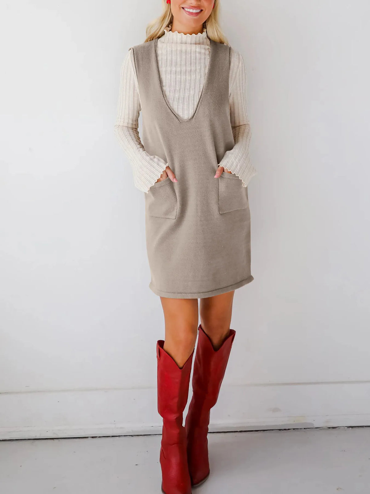 Sleeveless Knit Dress Pockets (21)