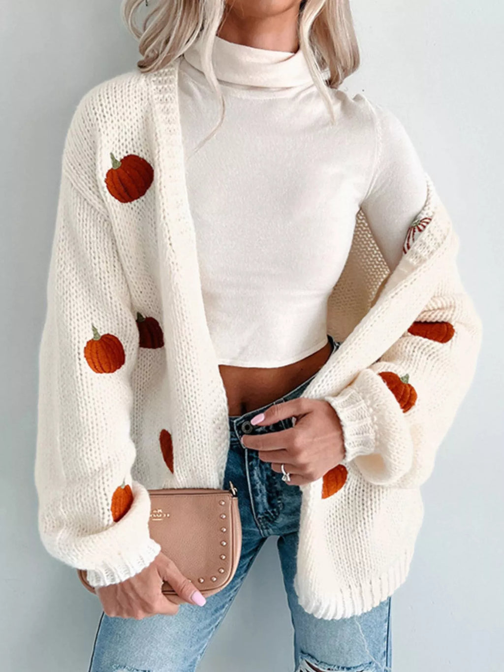 Embroidered Button Up Cardigan (7)