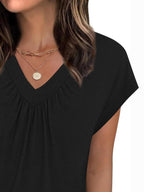 V-neck Relaxed Fit T-shirt (6)