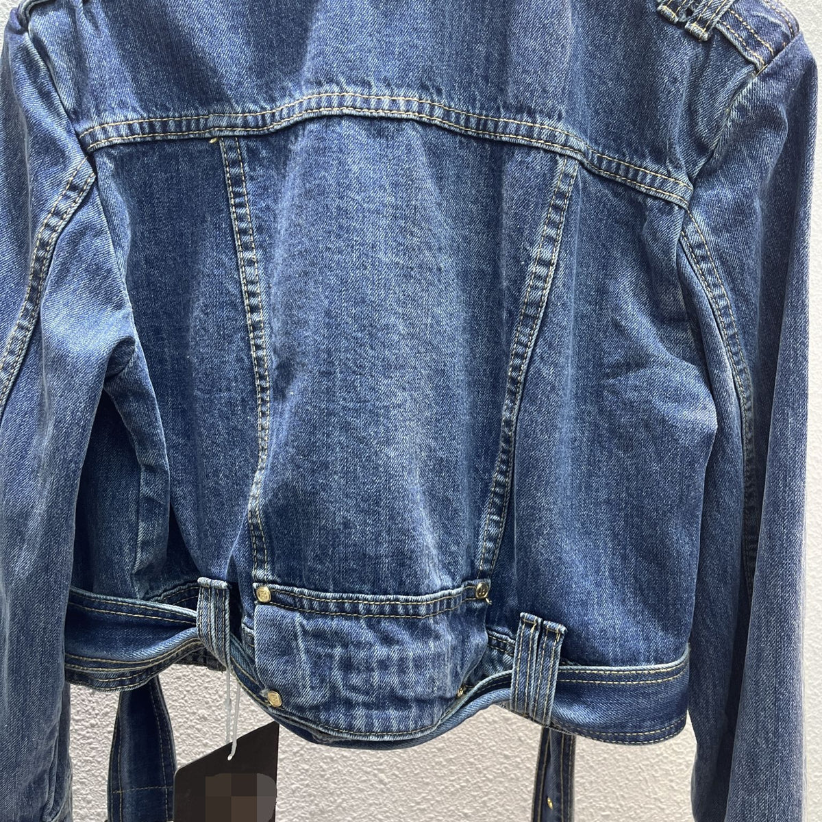 Button Denim Loose Top photo 16