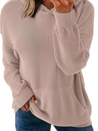 Ribbed Oversized Hoodie Sweatshirt Pocket (18)