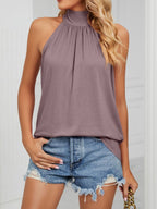 High Neck Tie Back Cami (32)