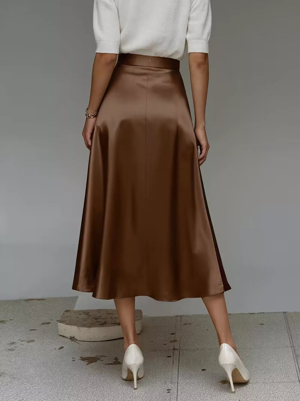 Satin Midi Skirt (19)