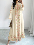 Floral Long Sleeve Maxi Dress