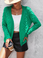 Open Front Long Sleeve Cardigan (4)