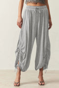 Drawstring Ruched Pants (7)
