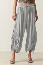 Drawstring Ruched Pants (7)