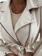 Cropped Biker Jacket Belt Detail (8)