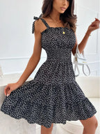 Polka Dot Square Neck Mini Cami Dress (7)