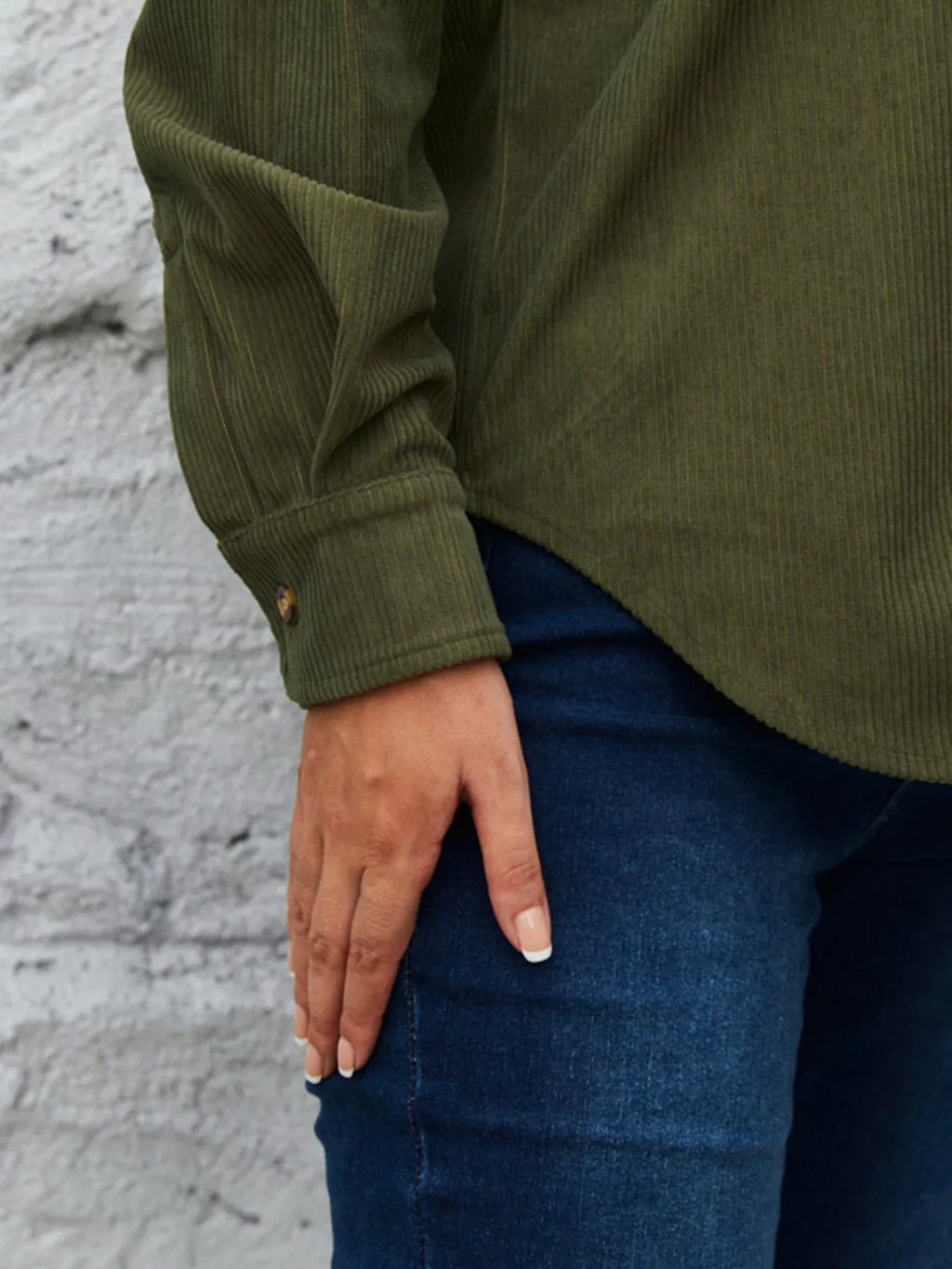 Corduroy Button-up Shirt (4)
