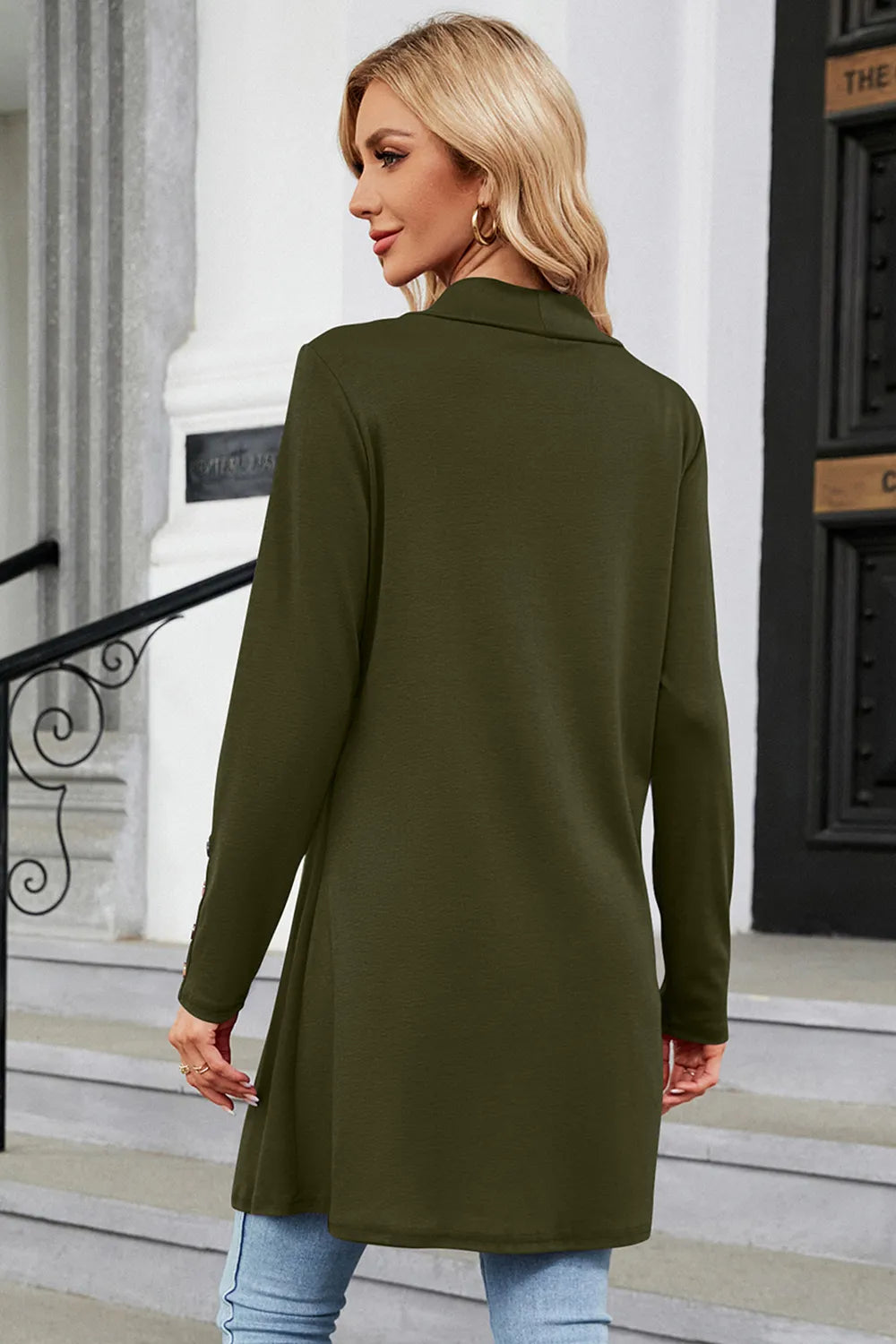 Open Front Long Sleeve Cardigan (9)