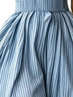 Striped Mock Neck Sleeveless Maxi Dress (6)