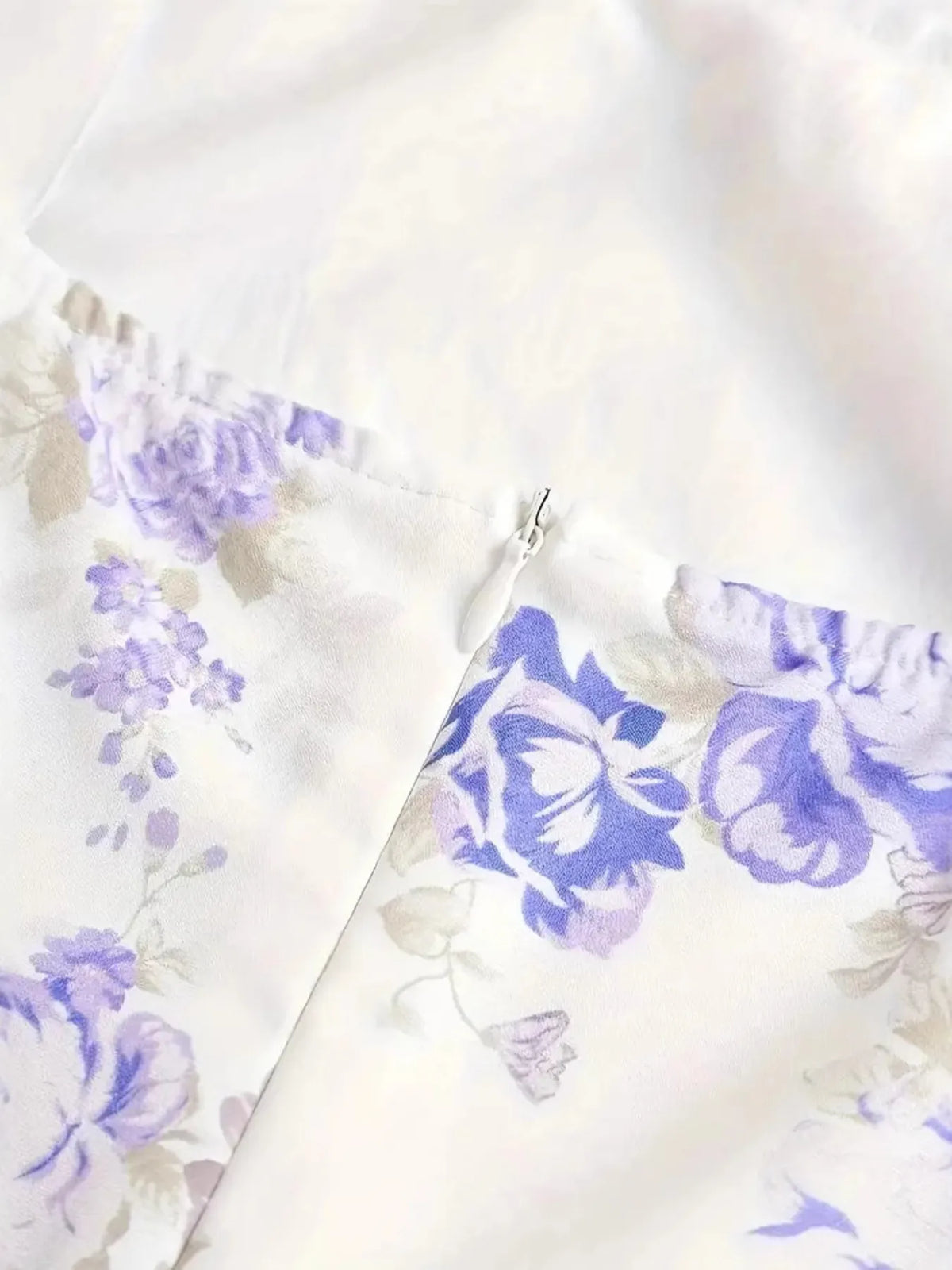 Ruffled Hem Floral Tie-strap Mini Dress (7)