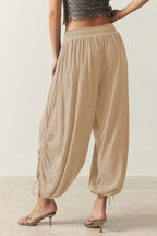 Drawstring Ruched Pants (13)