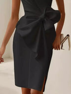 Bow Detail Sleeveless Dress (2)