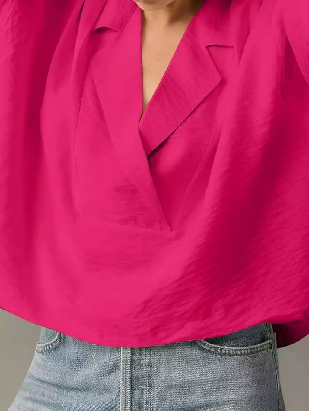Relaxed Fit Half Sleeve Blouse (14)