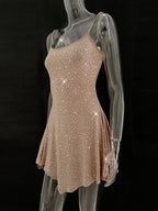 Rhinestone Decor Mini Cami Dress (8)