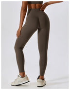 Quick-drying Nude Feel Hip Raise Yoga Pants Outdoor Leggings photo 2