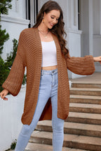 Open Front Longline Cardigan (23)