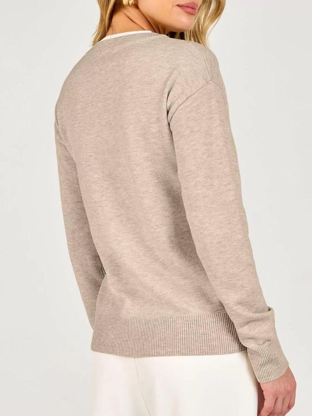 Long Sleeve Dropped Shoulder Sweater (6)
